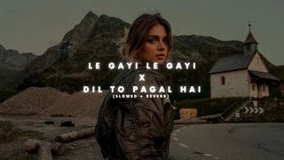 Le Gayi Le Gayi x Dil To Pagal Hai ( Perfectly Slowed ) -  Hindi Mashup