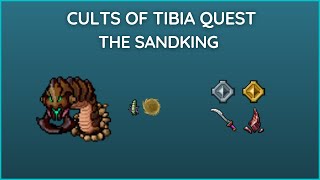 Como fazer o Boss The Sandking - Cults of Tibia Quest - RP Solo - Tibia 2022