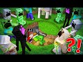 Scary Mobs Apocalypse vs. Mikey and JJ Round Bunker in Minecraft (Maizen)