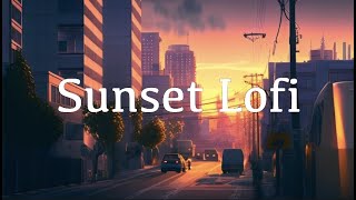 4K Sunset of Tokyo - Relaxing Lofi BGM for Studying, Working, Coding, Sleeping, Stress Relief