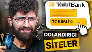 DOLANDIRICI SİTELERİNİ İNCELİYORUZ \