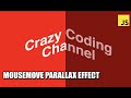 Mousemove Parallax Effect JavaScript Tutorial | How to make Parallax Effect in JS?