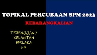 PERCUBAAN MATEMATIK SPM 2023#TOPIKAL#KEBARANGKALIAN# 4 NEGERI #SOALAN PILIHAN