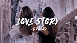 love story - indila || sped up version