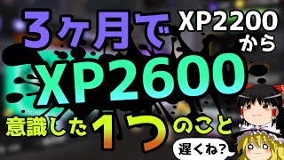 三ヵ月でXP2200からXP2600！意識したこと一選！　ゆっくり霊夢が一年以内にXP3000目指す。Part2【スプラトゥーン3】【splatoon3】【ゆっくり実況】