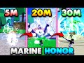 These Builds Got Me From 2.5M to 30M Marine HONOR In Blox Fruits!