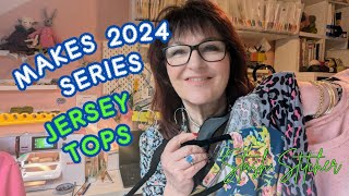 All the GORGEOUS Jersey Tops I Made in 2024 | #sewingprojects Vlog #74