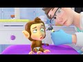 Poor Monkey's Sick Lullaby & Sing Along - Hey Spiky Nursery Rhymes & Kids Songs