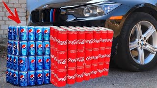 Experiment Car vs COCA-COLA DRINKS | Crushing crunchy & soft things by car | Test Ex New Video 2023