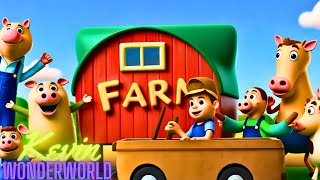 Silly Farm Animal Sounds For Kids | Nursery Rhymes and Kids Songs