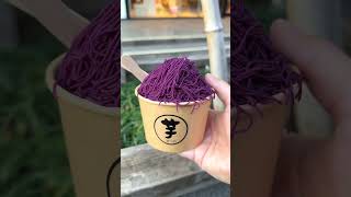 Asakusa's famous purple sweet potato mont blanc and baked sweet potato brulee #asakusa #japanfood🗺️