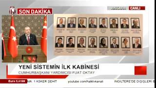 YENİ SİSTEMİN İLK KABİNESİ / TUBA EMLEK İLE GÜNDEM ÖZEL - 09.07.2018 / 2. BÖLÜM