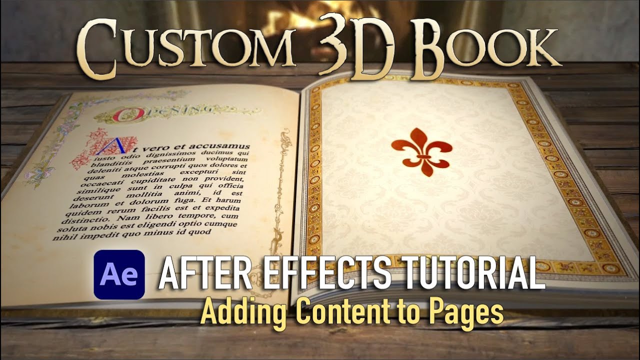 After Effects Book Template