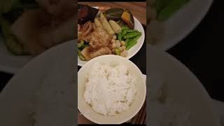 Menu prasmanan di Taiwan - Vegetarian food