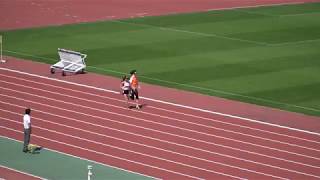 【パラ陸上】高田千明 (ガイド 大森盛一) T11 女子 100m (-1.2) : 2019 第63回中部実業団対抗陸上 パラ種目