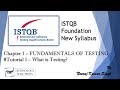 ISTQB Foundation Level | 1.1 What is testing? | Testing vs Debugging| Test Objective| ISTQB Tutorial