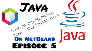 Episode5: User input using Scanner class. Basic java programming.