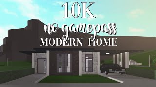 10k Modern 10k Bloxburg House Ideas 1 Story