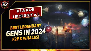 BEST Legendary GEMS in 2024  | Diablo Immortal