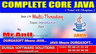 Core Java-Multi-Threading-Introduction-Part 1