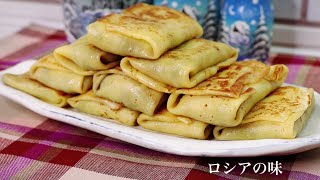 ロシアのスタイルひき肉のパンケーキの作り方。ロシアの味。