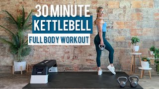 30 Minute Full Body Kettlebell Strength Workout | Low Impact | At Home Training