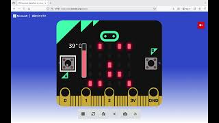 Microbit 1 - Code 1 (Temperature Sensor)