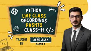 11-Python Online Class Recordings in #pashto | Learn Python