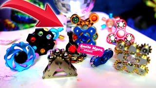 TOP 10 COOLEST Fidget Spinners in The World! (RARE ROMAN ATWOOD NEW FIDGET SPINN