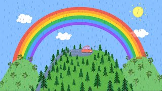 Peppa Pig See's A Rainbow! | Kids TV And Stories
