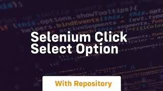 selenium click select option