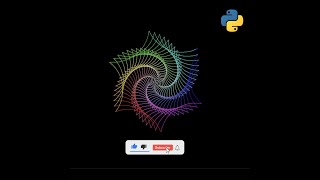 Python Turtle Amazing Graphics | Turtle Beautiful Graphics #2 | New Short 2024 | No Talking