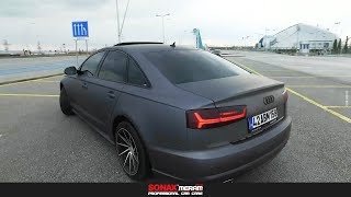 Audi A6 Quattro, Mat Metalik Füme ve Piano Black, Araç Kaplama