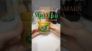 Finally opening my 150mg yamamasa koyamaen ogurayama matcha 🍵 #matcha #matchalatte #matchapowder