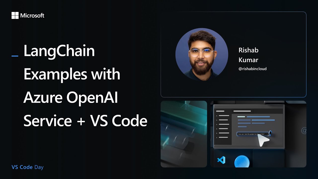 Langchain Examples With Azure Openai Service Vs Code Youtube