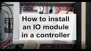 IO Module Installation in DDC controller
