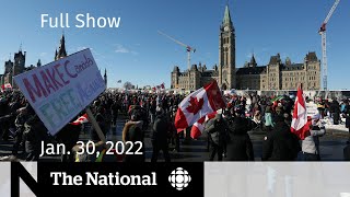 CBC News: The National | Protest descends on Ottawa, COVID-19 reopening, Spotify