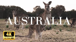 FLYING OVER AUSTRALIA (4K UHD) - Relaxing Music Along With Beautiful Nature Scenery