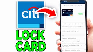 How To Lock Citibank Card! - Full Guide