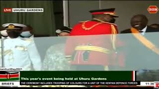 President Uhuru Kenyatta salutes DP Ruto, calls him my brother | Jamhuri day Celebrations