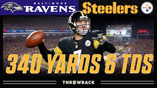 Big Ben GOES OFF for 6 TDs on SNF! (Ravens vs. Steelers 2014, Week 9)