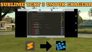 [TOTURIAL] Cara memasang sublime text 3 untuk exagear android #pawnsyntax #exagear  #samp