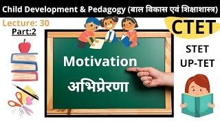 Motivation and it's Theories अभिप्रेरणा और उसके सिद्धांत || Child Development \u0026 Pedagogy || CTET ||