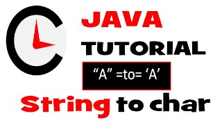 Minute Code: JAVA STRING to CHAR