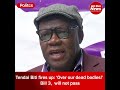 Tendai Biti: ‘Over our dead bodies!’ — No way we’ll allow Constitutional Amendment Bill 3. 🔥