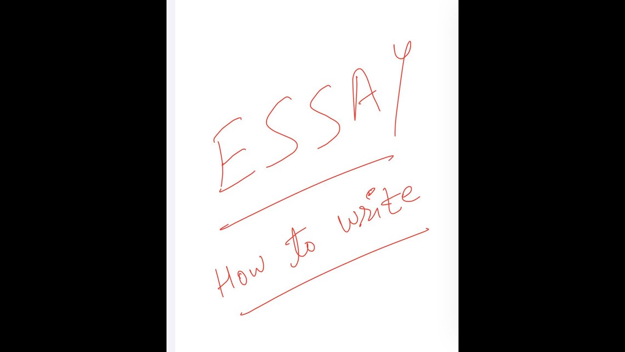 How To Write An Essay For UPSC - YouTube