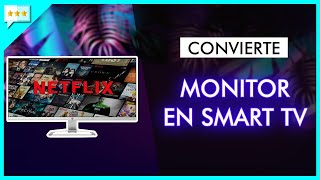 Cómo Convertir MONITOR de PC en TV 🔥 (Tu NUEVA SMART TV)