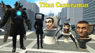 Nhân BiBi Nâng Cấp Titan Cameraman Đại Chiến Với Skibidi Toilet