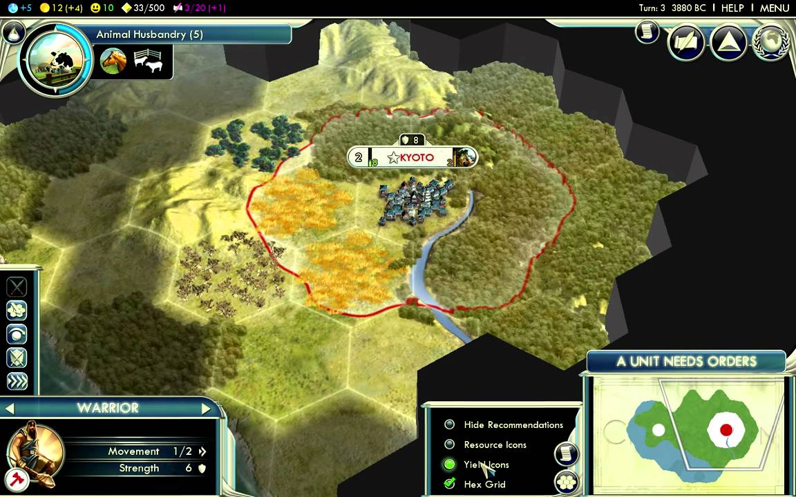 Civilization 5 - Basics Tutorial (Part 2 Of 4) - YouTube