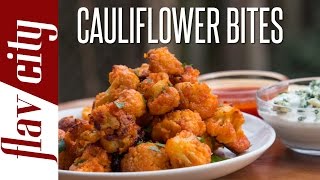 Buffalo Cauliflower Bites - Cauliflower Wings - Game Day Food